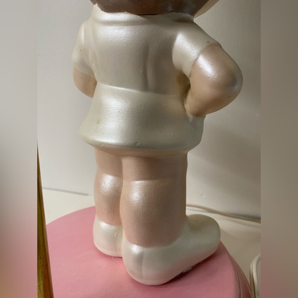 Vintage Atlantic Mold Nurse Sue nightlight lamp with original shade - Picture 11 of 15